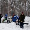 СПбГУ принял участие в акции «Снежный десант»